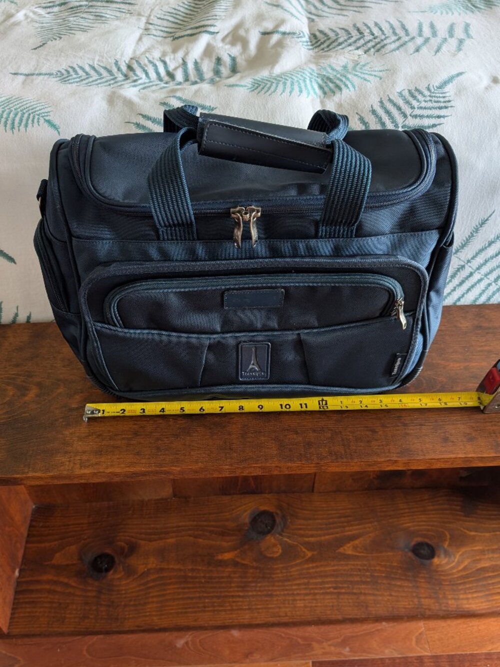 Travelpro Crew4 Tote Duffel Carry-On Bag Blue 16.5”x 11.5" x 7.5"
